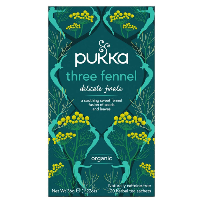 Pukka Organic Three Fennel Herbal Tea 20 per pack