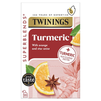 Twinings Superblends Turmeric with Orange and Star Anise 20 per pack