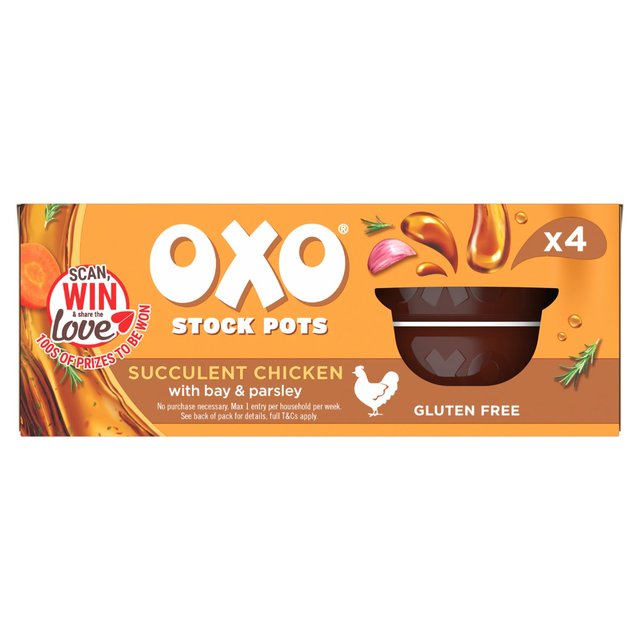 Oxo Stock Pots Chicken 4 x 20g - Special Offer