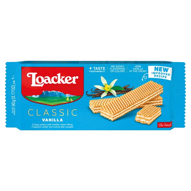 Loacker Vanilla Wafer 90g