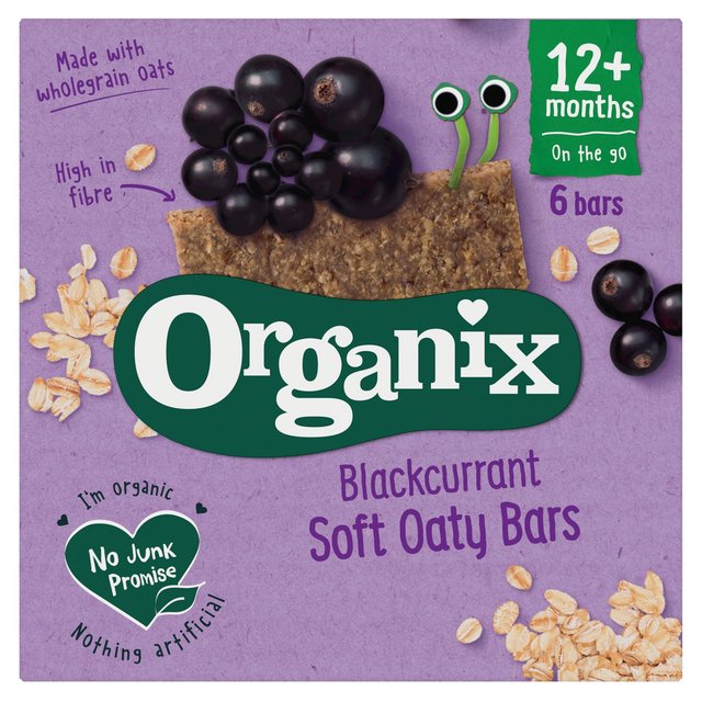 Barres d'avoine organiques organiques organix 6 x 30g