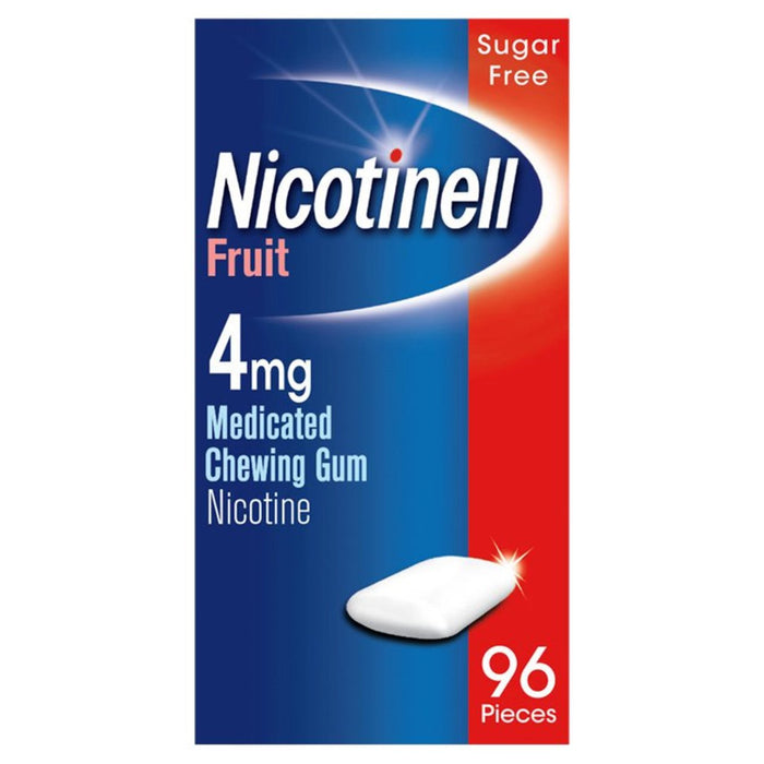 Nicotinell Fruit 4mg Gum 96 par paquet