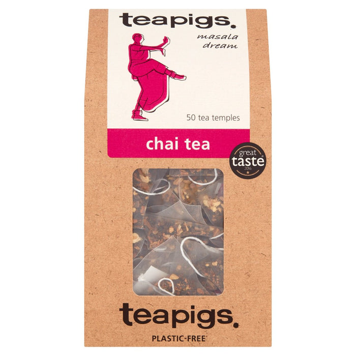 Tapigs Bolsas de té chai 50 por paquete