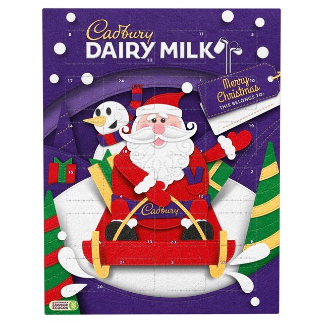 CADBURY Dairy Milk Advent Calendar 90G