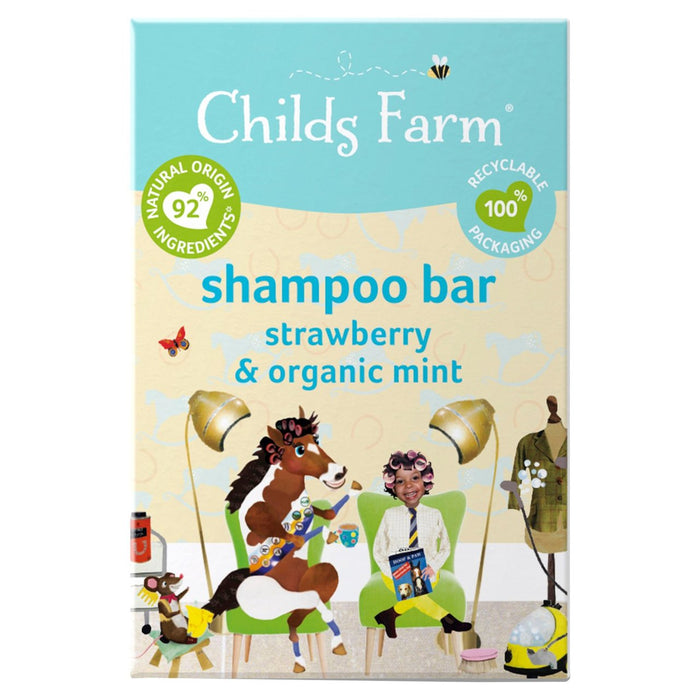 Childs Farm Kids Strawberry & Bio Mint Shampoo Bar 60g
