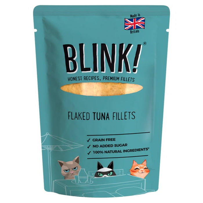 Blink Flaked Tuna Fillets Wet Cat Food Pouch 85g