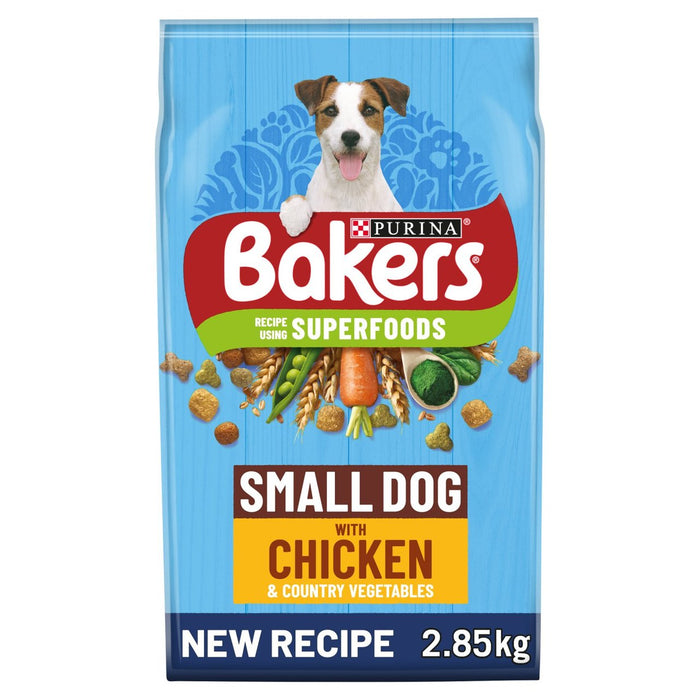 Bäcker kleines Hund Hühnchen und Gemüse 2,85 kg