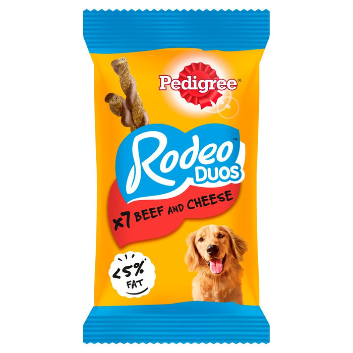 Pedigree Rodeo Duos Erwachsener Hund behandelt Rind & Käse 123g