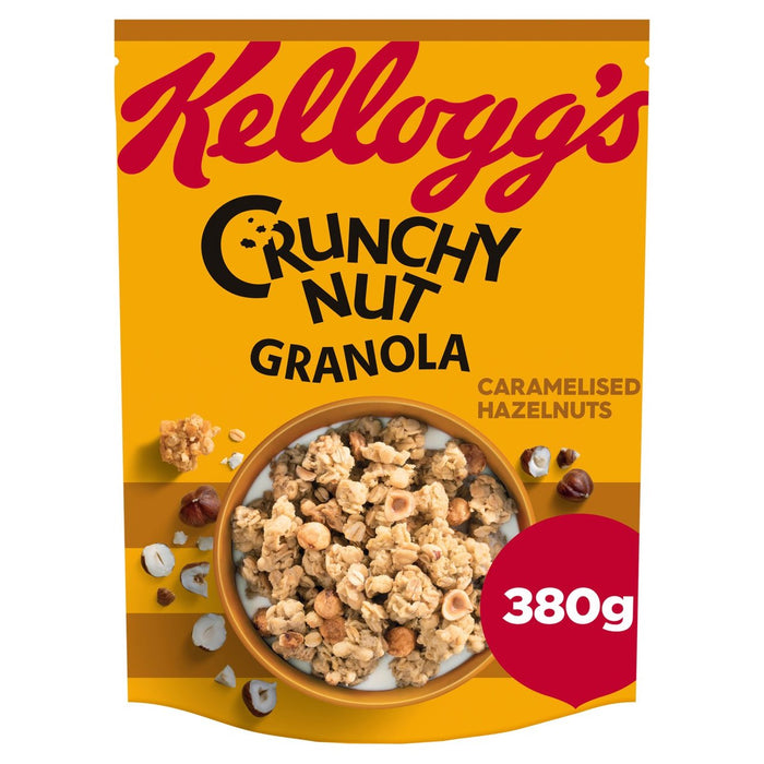 La crujiente nueces de Kellogg avena granola nueces caramelizadas 380g