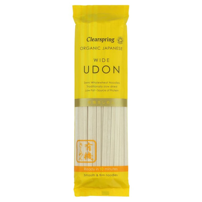Clearspring Organic Japaner breites Udon -Nudeln 200g